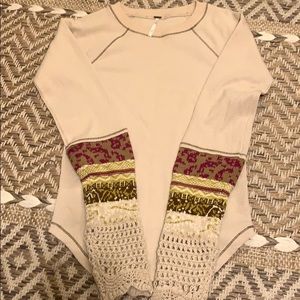 Long sleeve free people sweater